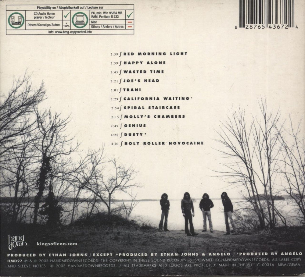 Kings Of Leon Youth & Young Manhood UK CD album (CDLP) 828765436724