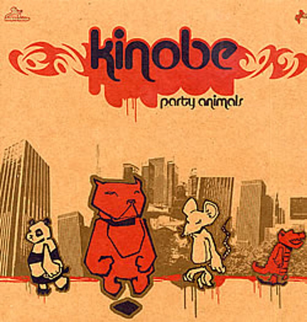 Kinobe Party Animals EP UK 12" vinyl single (12 inch record / Maxi-single) 828765603416