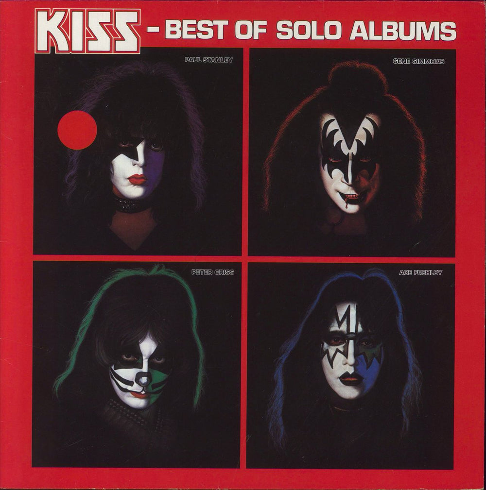 Kiss Best Of Solo Albums German vinyl LP album (LP record) 6302060