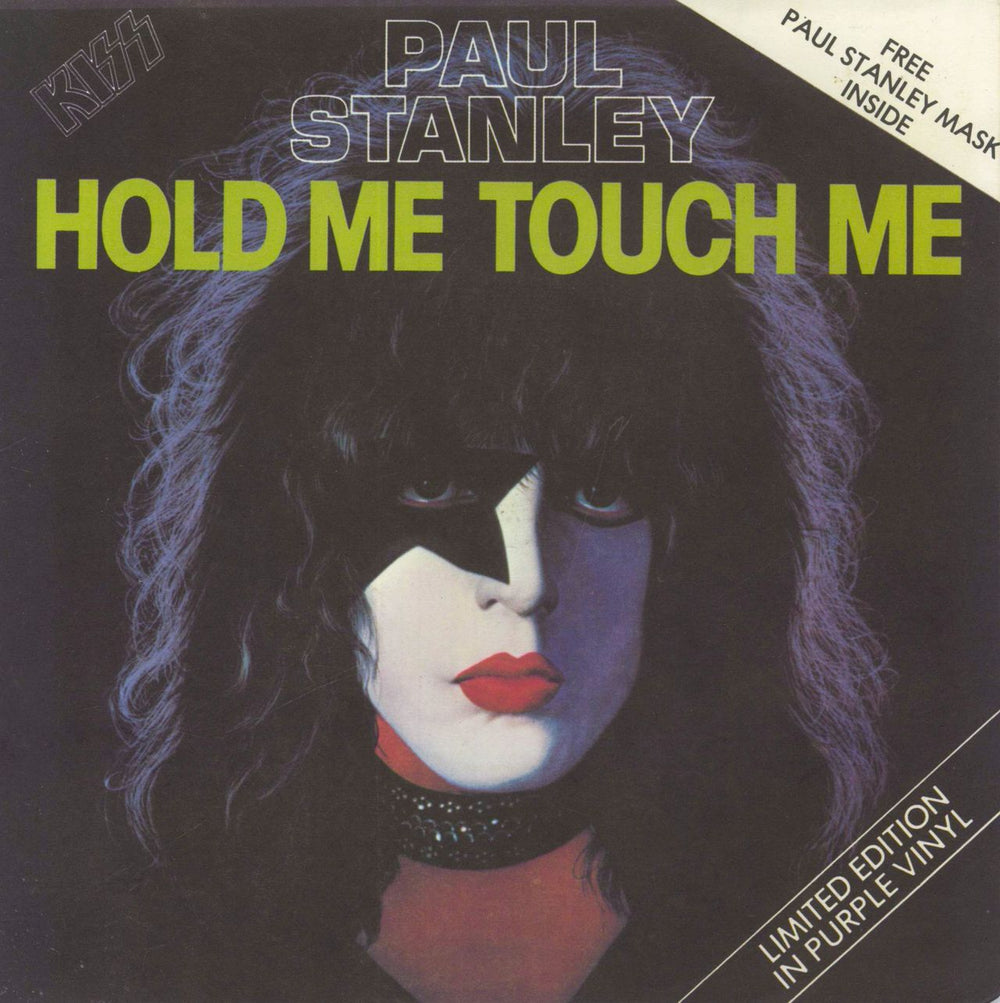 Kiss Hold Me Touch Me - Purple Vinyl UK 7" vinyl single (7 inch record / 45) CAN140