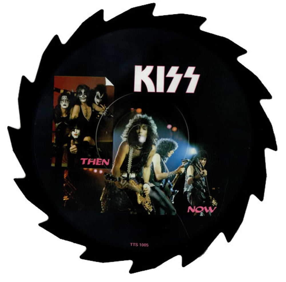 Kiss Interview Picture Disc UK shaped picture disc (picture disc vinyl record) TTS1005