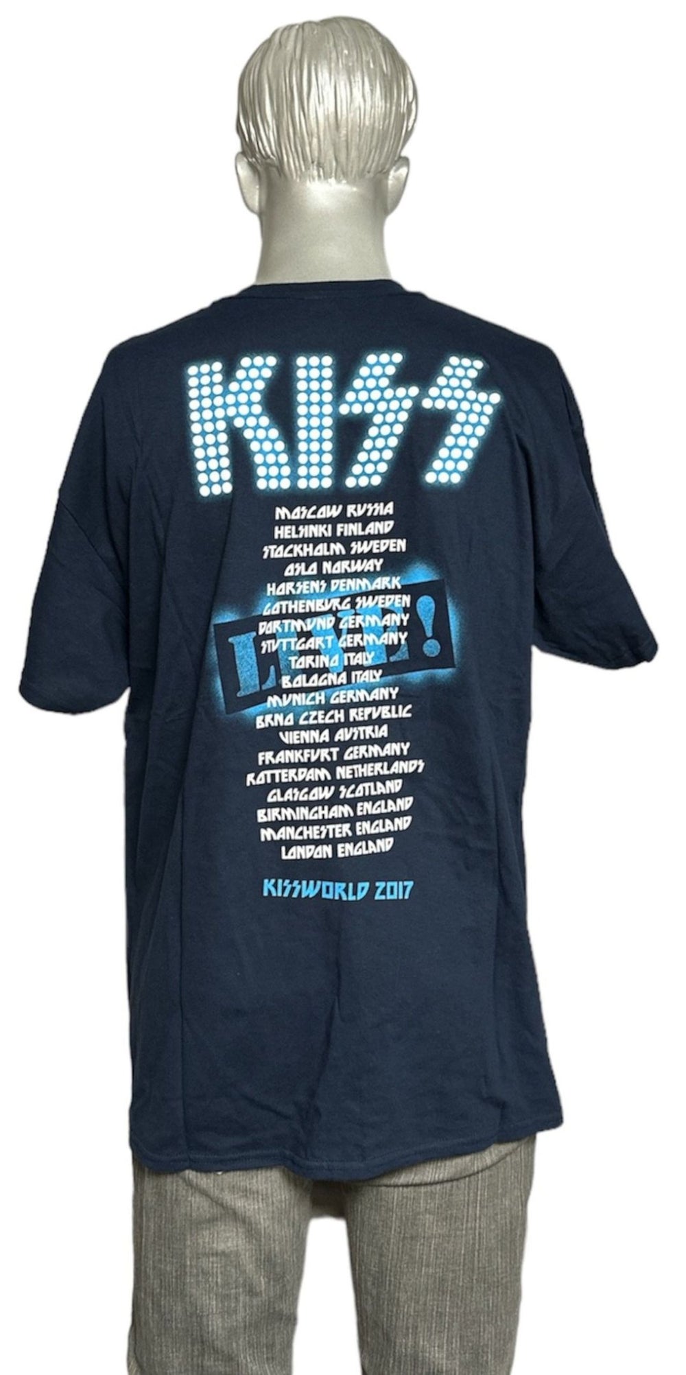 Kiss LIVE! KISSWORLD 2017 UK t-shirt