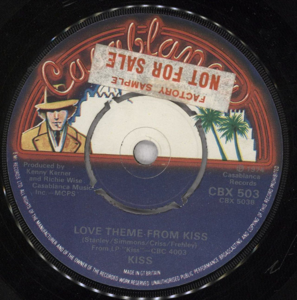 Kiss Nothin' To Lose - Factory Sample UK Promo 7" vinyl single (7 inch record / 45) KIS07NO13876