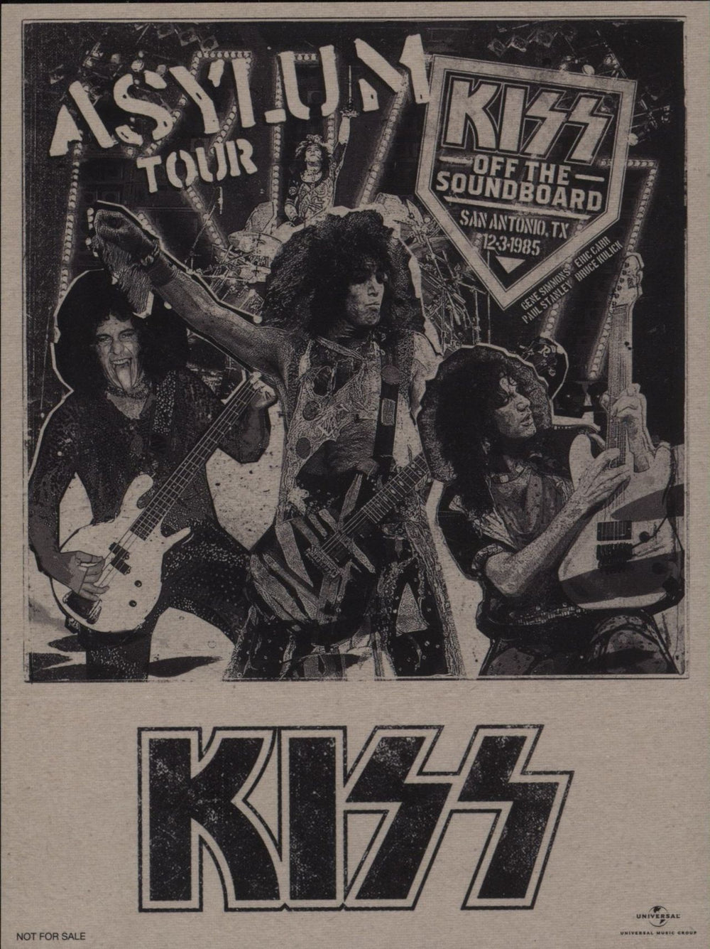 Kiss Off The Soundboard - Hemisfair Arena - SHM-CD - HMV Sticker Japanese SHM CD