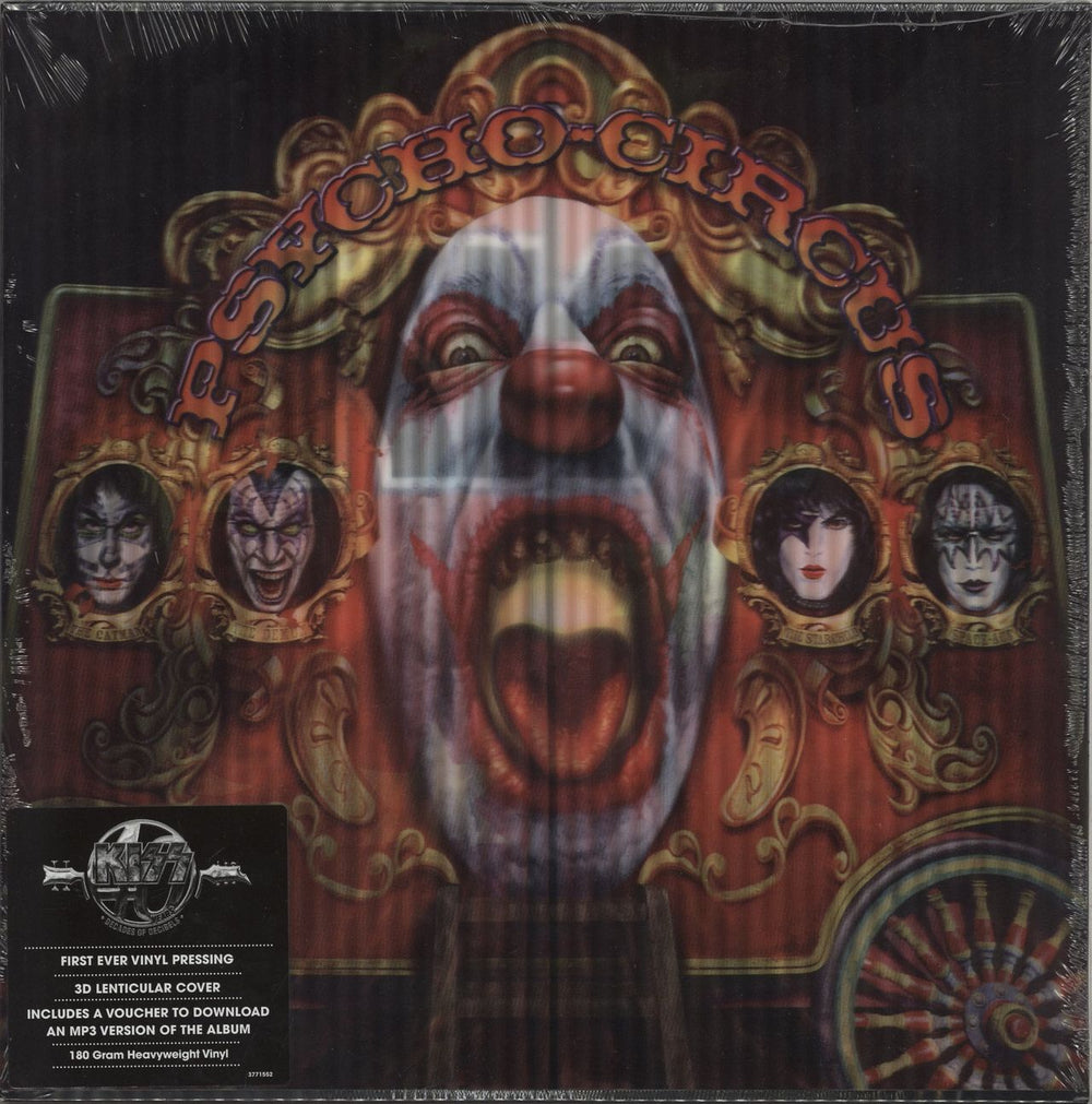 Kiss Psycho Circus - 180gm - 3-D Sleeve - Sealed UK vinyl LP album (LP record) 06025377155-2