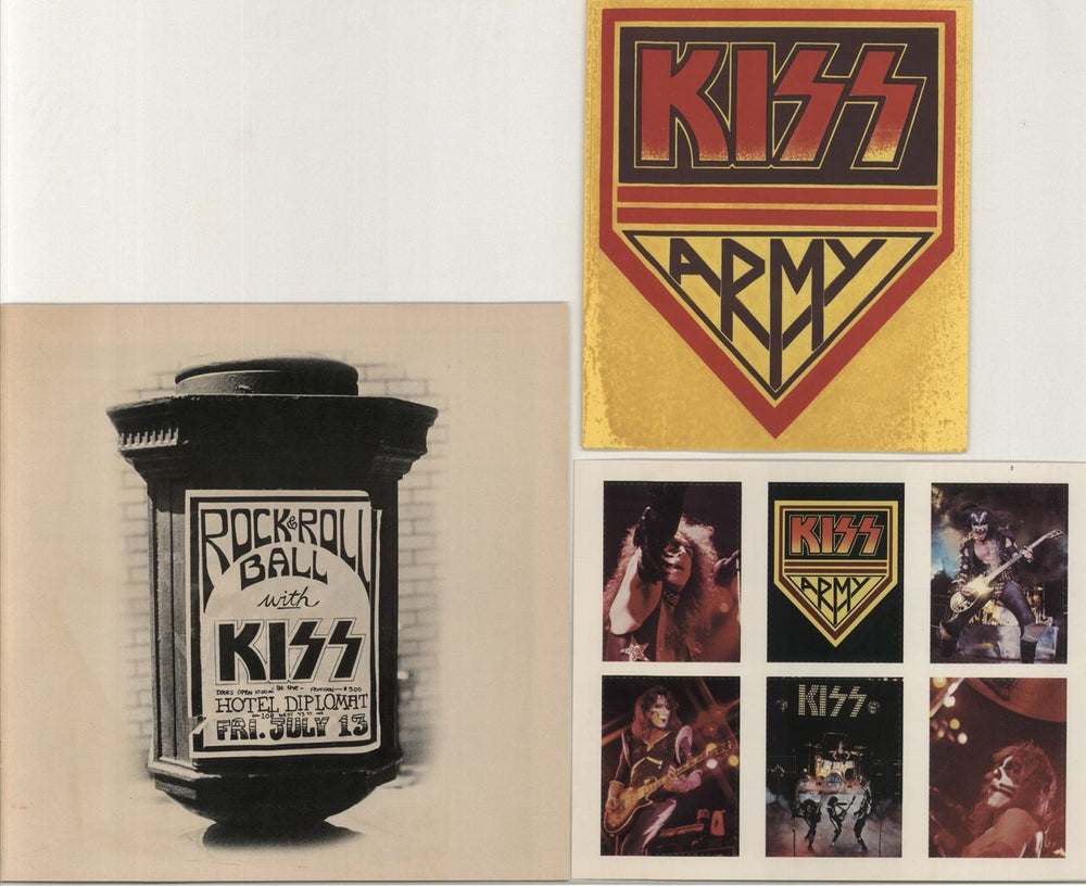 Kiss The Originals - Second Printing US vinyl LP album (LP record) NBLP70323