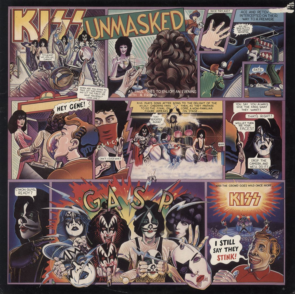 Kiss Unmasked - EX UK vinyl LP album (LP record) 6302032