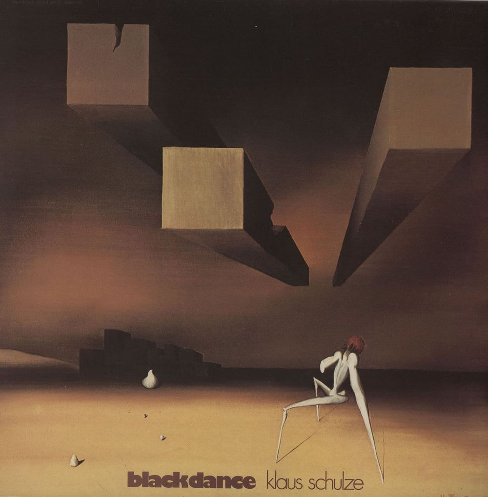 Klaus Schulze Blackdance UK vinyl LP album (LP record) CA2003