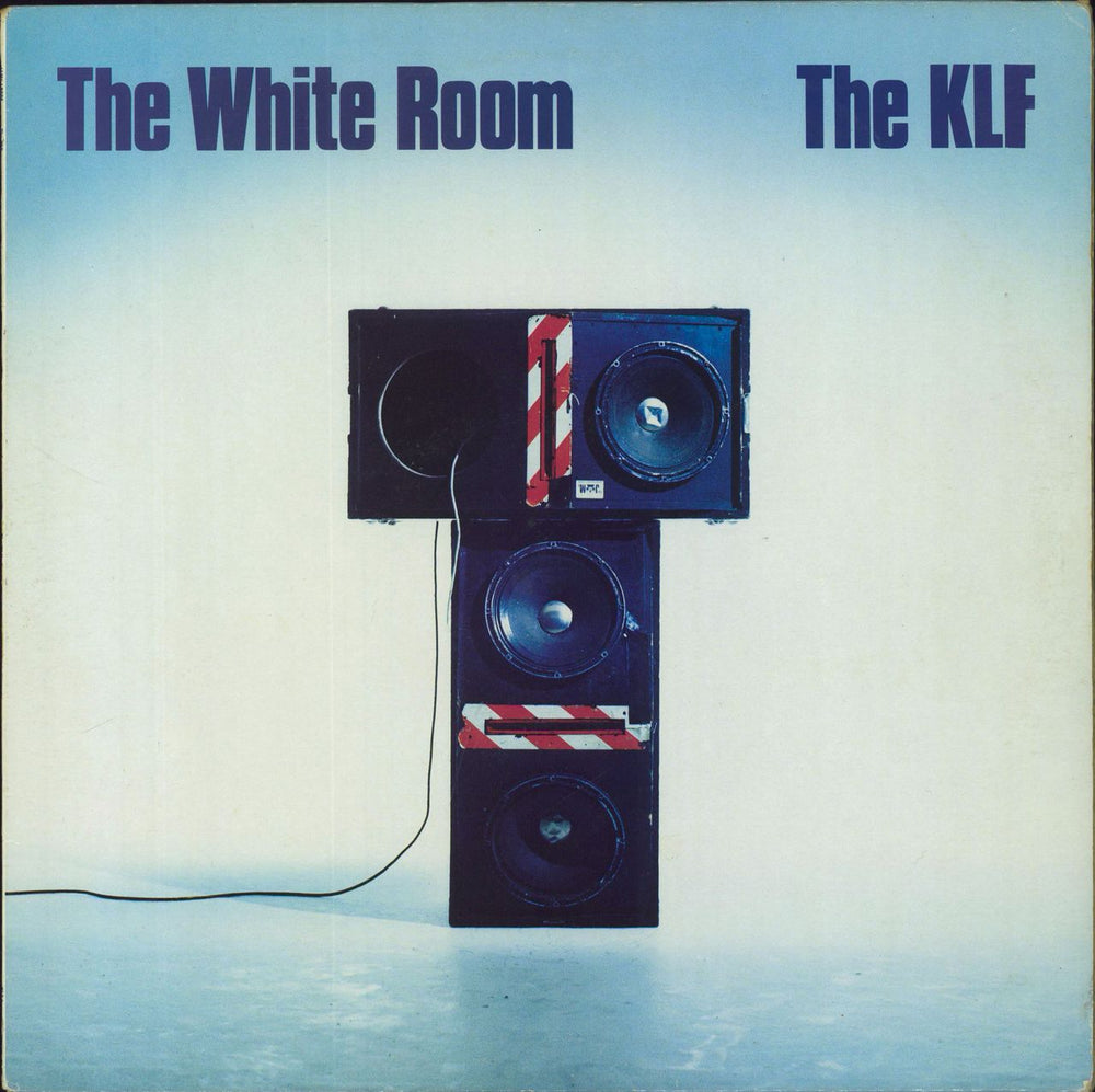 KLF The White Room + Merchandise insert UK vinyl LP album (LP record) JAMSLP006