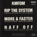 KMFDM More & Faster US 12" vinyl single (12 inch record / Maxi-single) 017837907716
