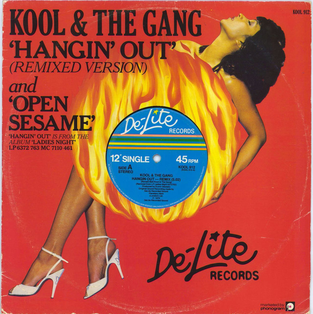 Kool & The Gang Hangin' Out UK 12" vinyl single (12 inch record / Maxi-single) KOOL912