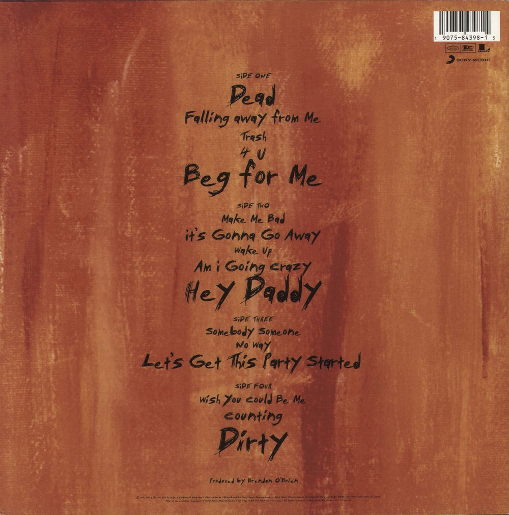 Korn Issues German 2-LP vinyl record set (Double LP Album) 190758439815