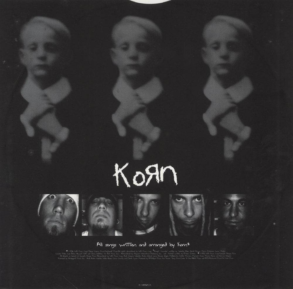 Korn Life Is Peachy UK vinyl LP album (LP record)