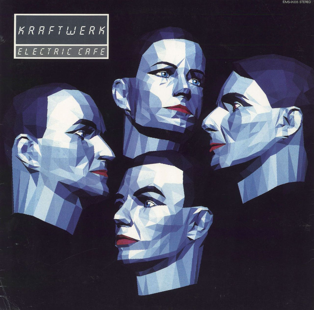 Kraftwerk Electric Cafe Japanese Promo vinyl LP album (LP record) EMS-91205