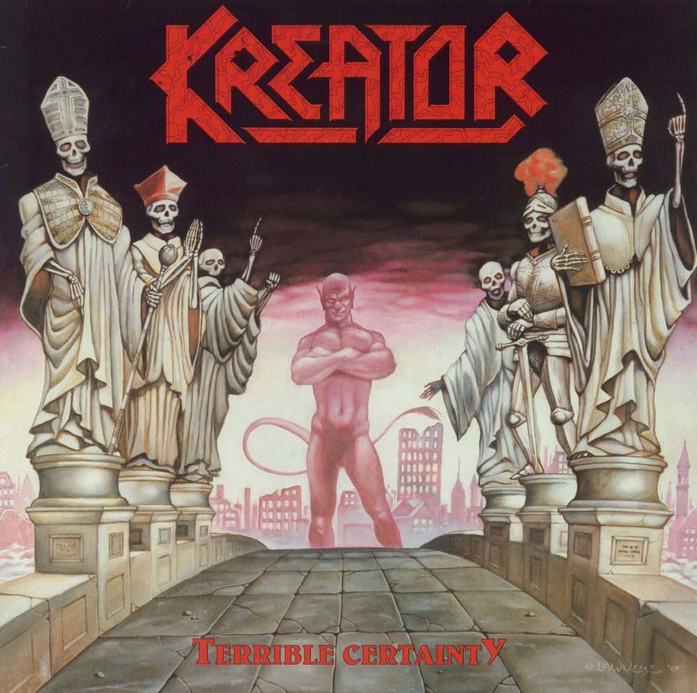 Kreator Terrible Certainty + Inner German vinyl LP album (LP record) N0086