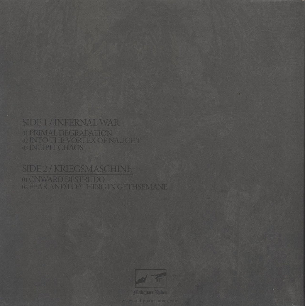 Kriegsmaschine Transfigurations - Clear Vinyl Polish 12" vinyl single (12 inch record / Maxi-single)