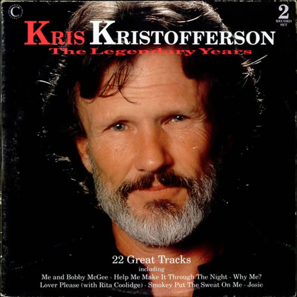 Kris Kristofferson The Legendary Years UK 2-LP vinyl record set (Double LP Album) KKVSOPLP14