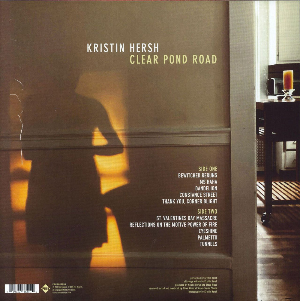 Kristin Hersh Clear Pond Road - Blue Transparent Vinyl UK vinyl LP album (LP record) 809236164919