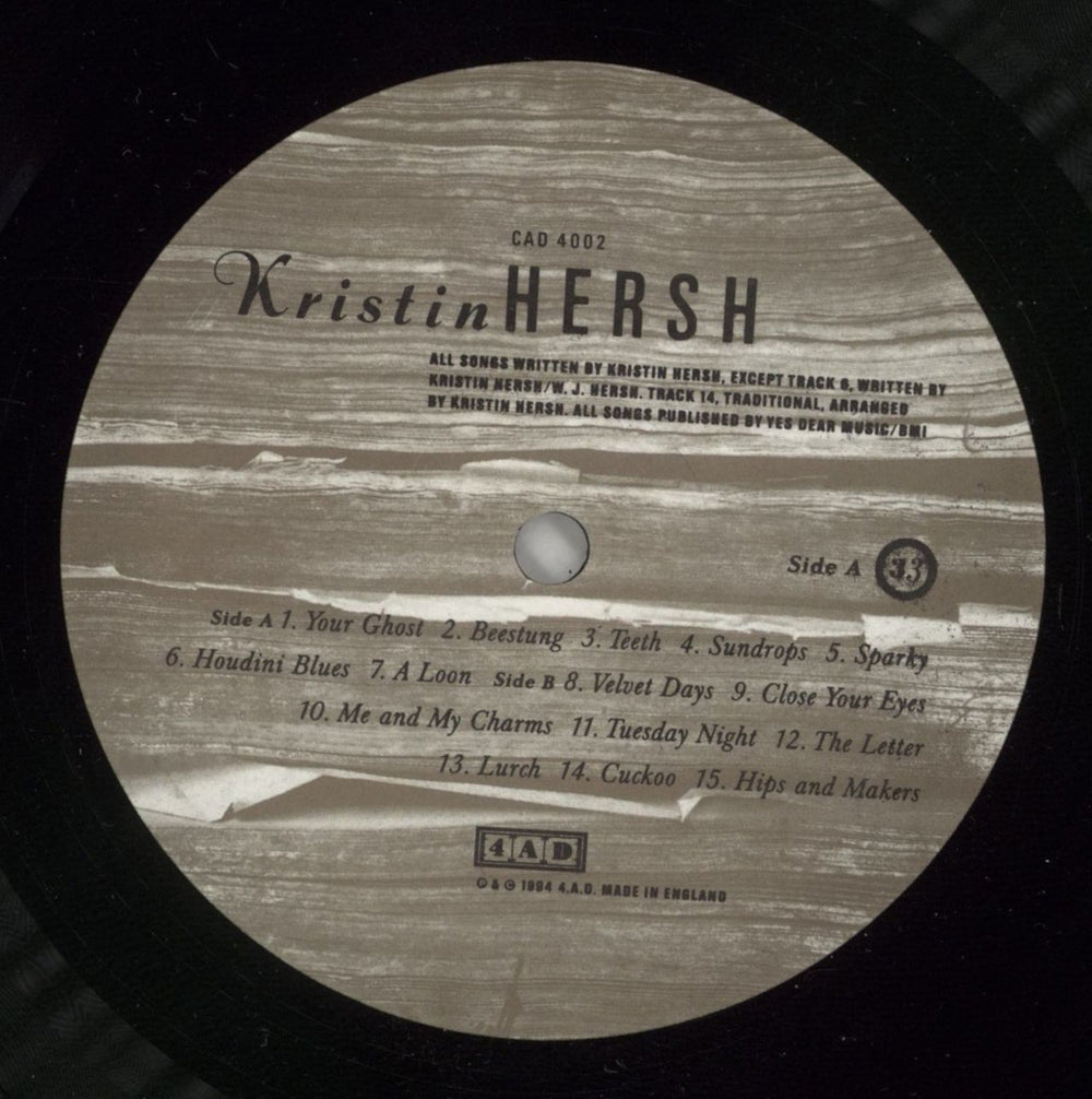 Kristin Hersh Hips And Makers UK vinyl LP album (LP record) KHELPHI696596