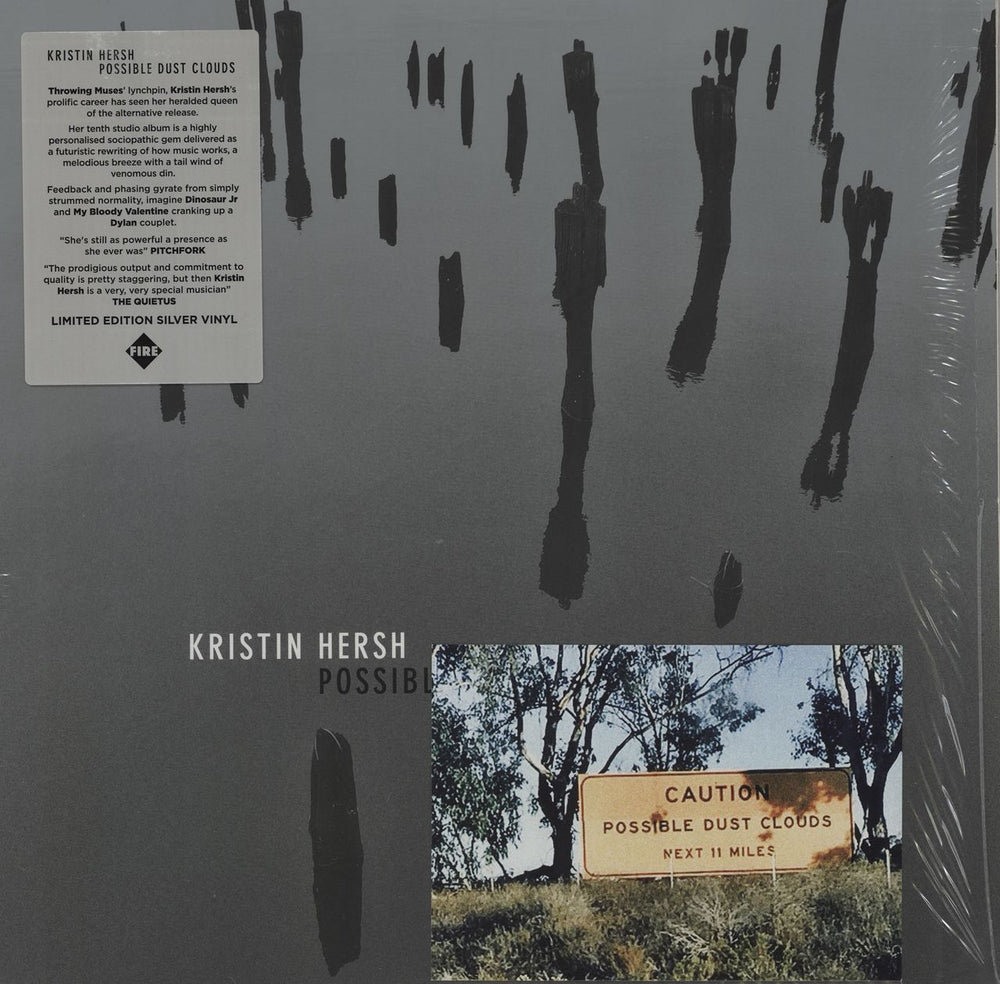 Kristin Hersh Possible Dust Clouds - Silver Vinyl UK vinyl LP album (LP record) FIRELP536