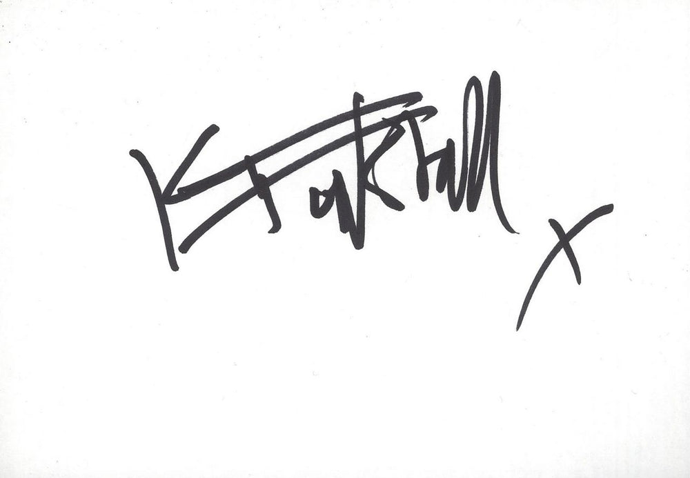 KT Tunstall Autograph UK memorabilia AUTOGRAPH