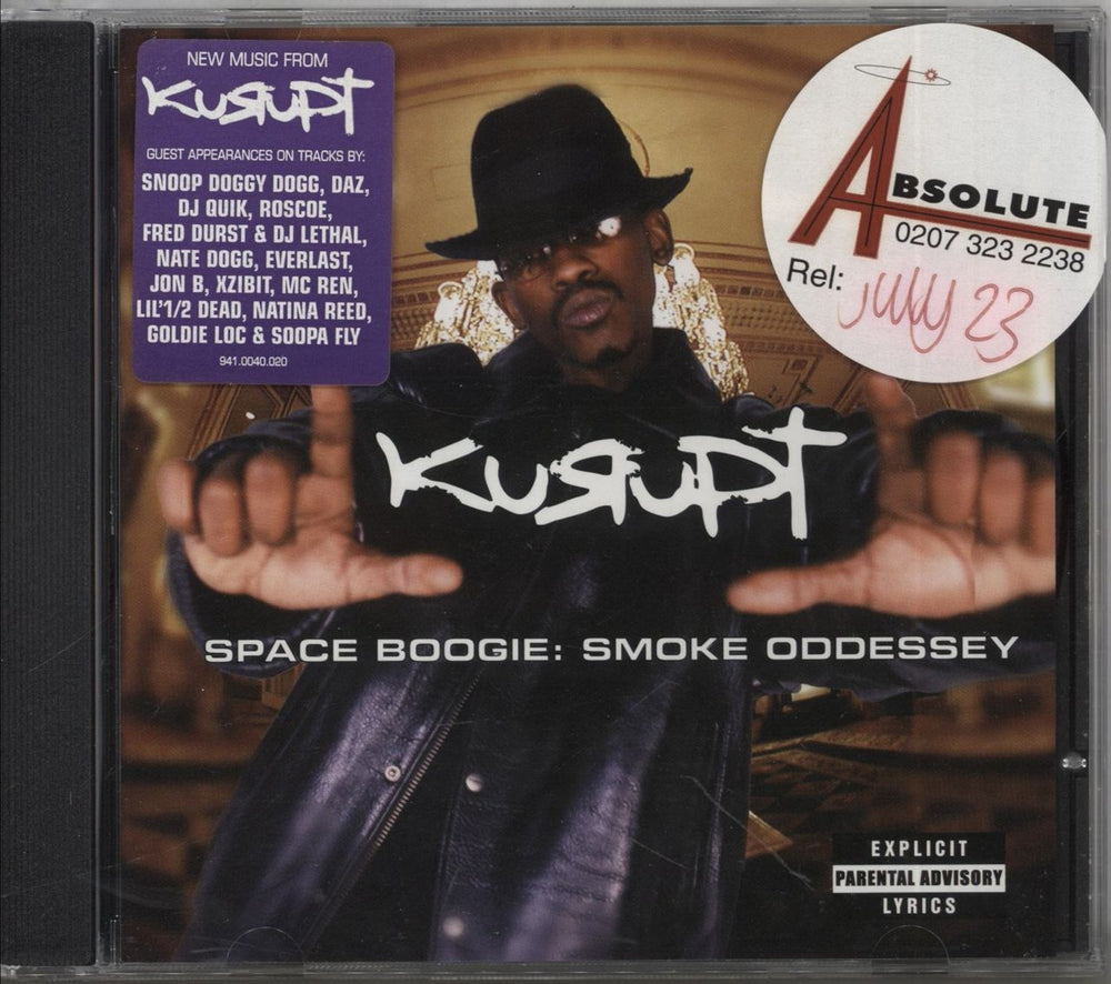 Kurupt Space Boogie: Smoke Oddessey UK CD album (CDLP) 9410040020