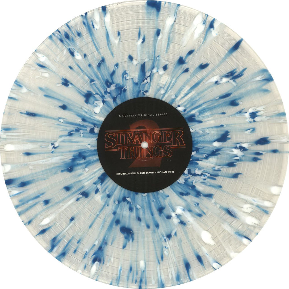 Kyle Dixon & Michael Stein Stranger Things 2 - Clear Splatter US 2-LP vinyl record set (Double LP Album) O1L2LST706051