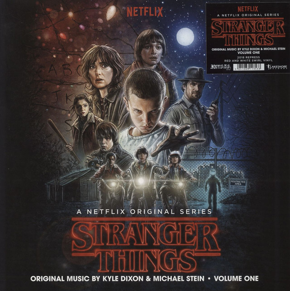 Kyle Dixon & Michael Stein Stranger Things - Volume One - Red & White Vinyl UK 2-LP vinyl record set (Double LP Album) INV176LP