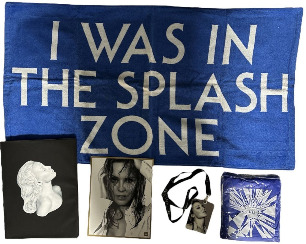 Kylie Minogue Aphrodite Les Folies - Splash Zone Pack - Autographed UK tour programme KYLTRAP877451