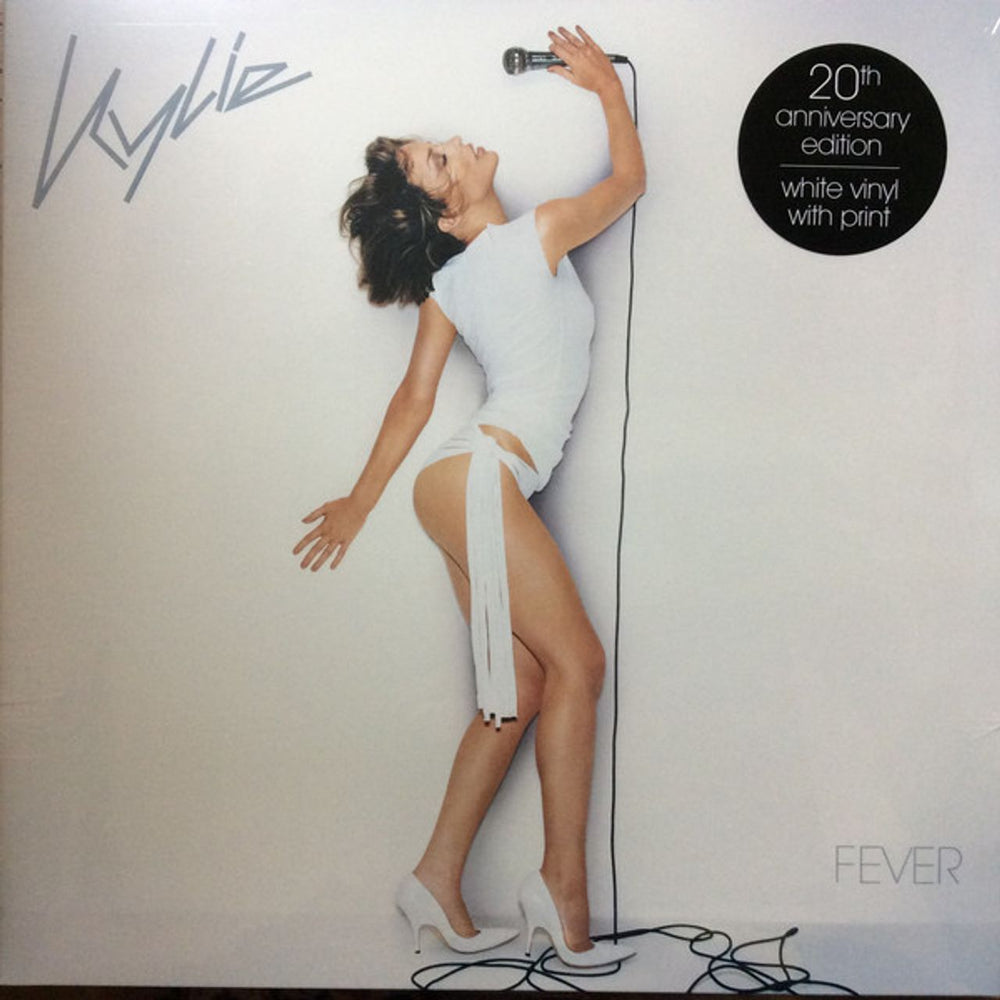 Kylie Minogue Fever - NAD2021 - White Vinyl + Print - Sealed UK vinyl LP album (LP record) KYLLPFE777135