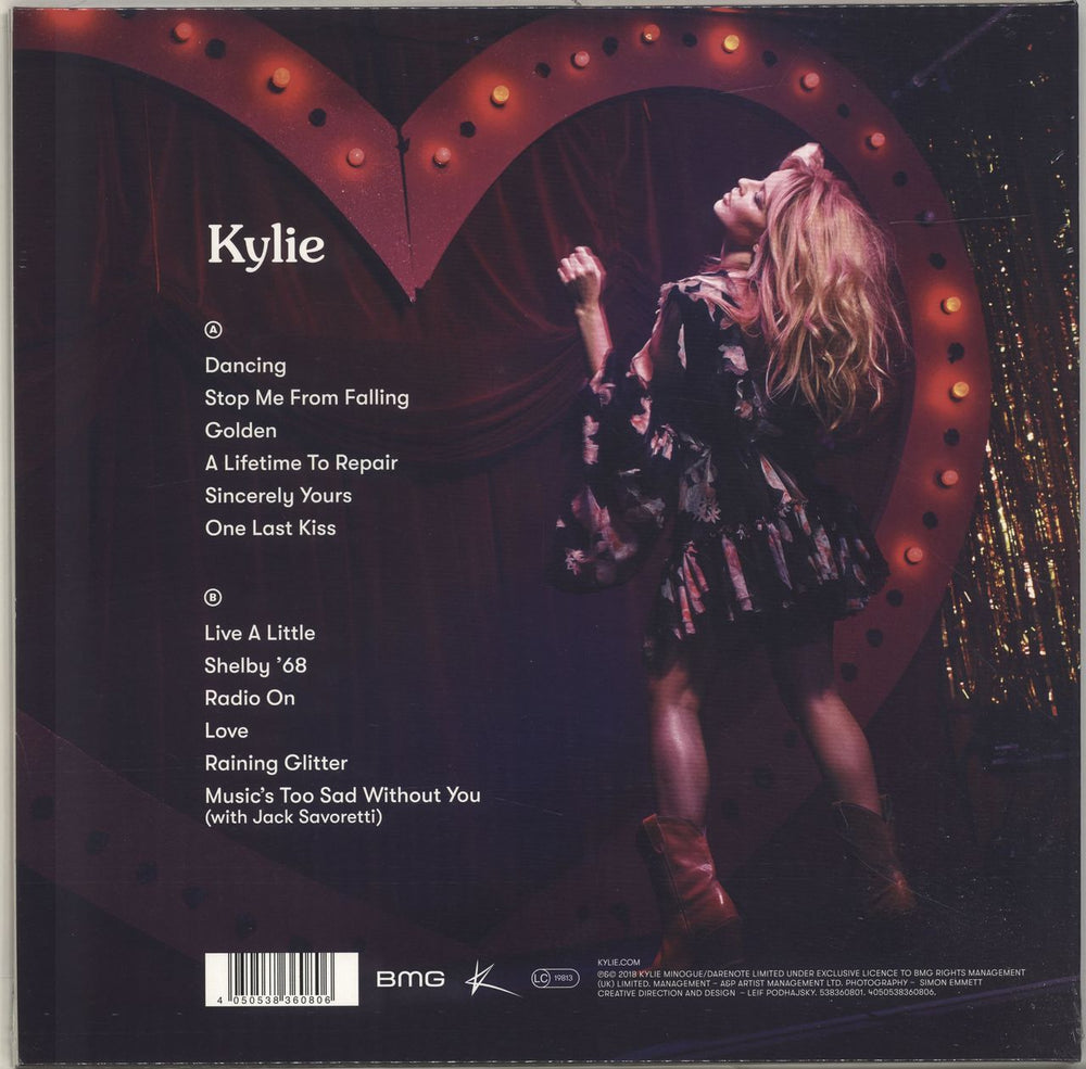 Kylie Minogue Golden - Clear Vinyl - Sealed UK vinyl LP album (LP record) 4050538360806