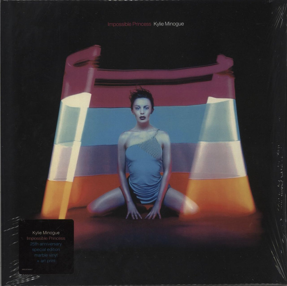 Kylie Minogue Impossible Princess - Marble Vinyl + Art Print UK vinyl LP album (LP record) BMGCAT586MLP