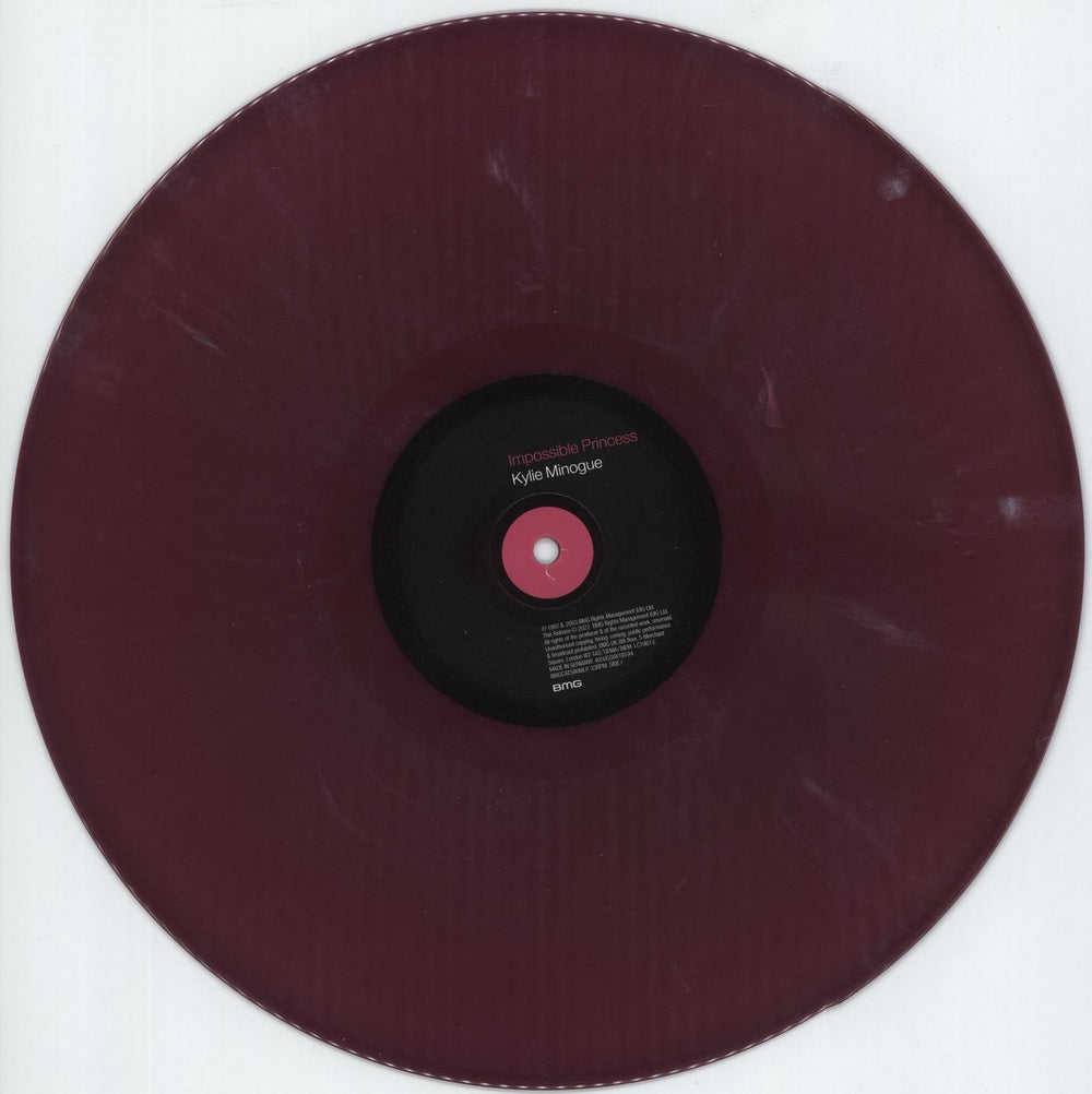 Kylie Minogue Impossible Princess - Marble Vinyl + Art Print UK vinyl LP album (LP record) KYLLPIM871753