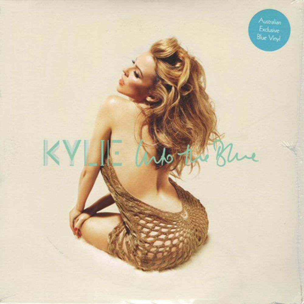 Kylie Minogue Into The Blue - Blue Vinyl - Sealed Australian 7" vinyl single (7 inch record / 45) 5419612011