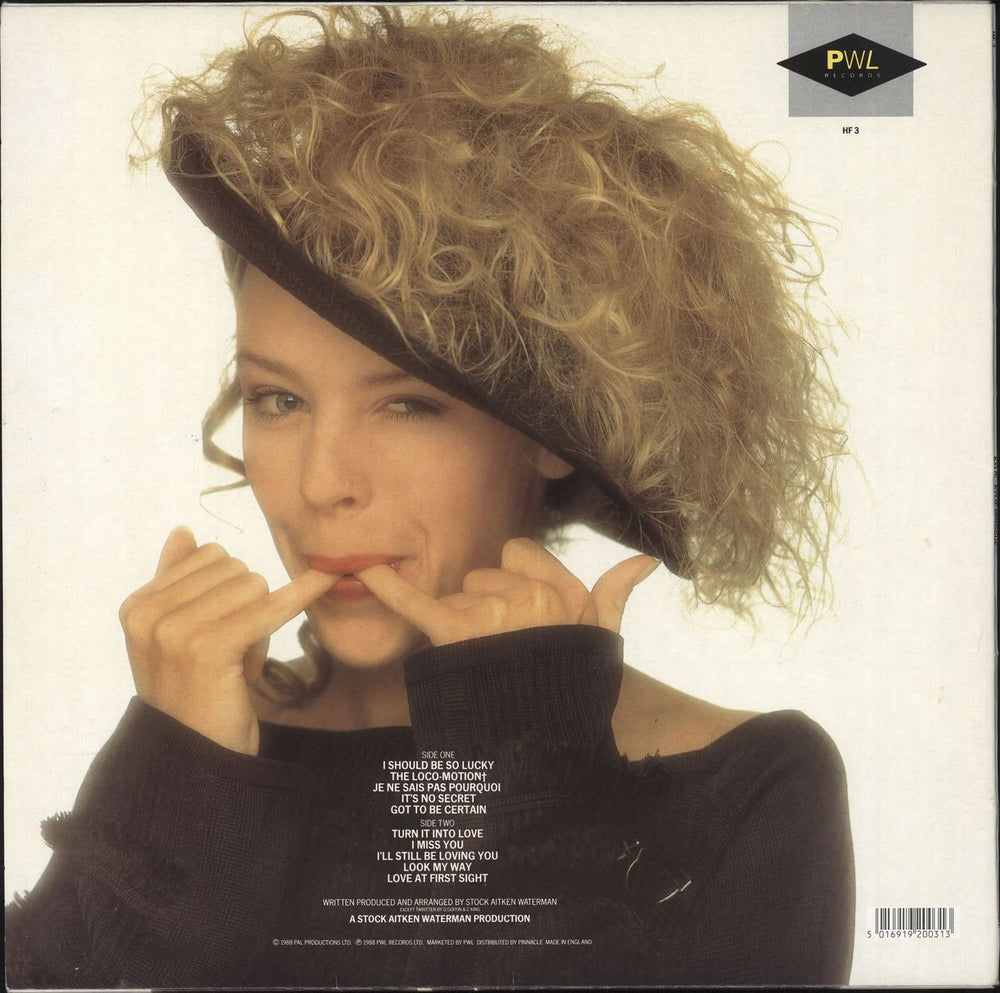 Kylie Minogue Kylie - hype stickered UK vinyl LP album (LP record) 5016919200313