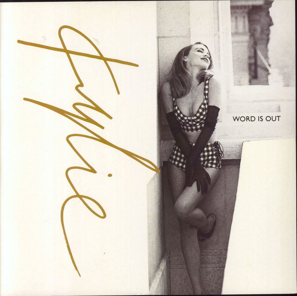 Kylie Minogue Word Is Out UK 12" vinyl single (12 inch record / Maxi-single) PWLT204