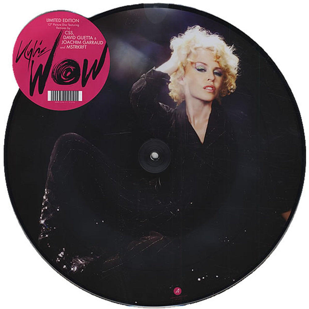 Kylie Minogue Wow UK 12" vinyl picture disc (12 inch picture record) 12R6754