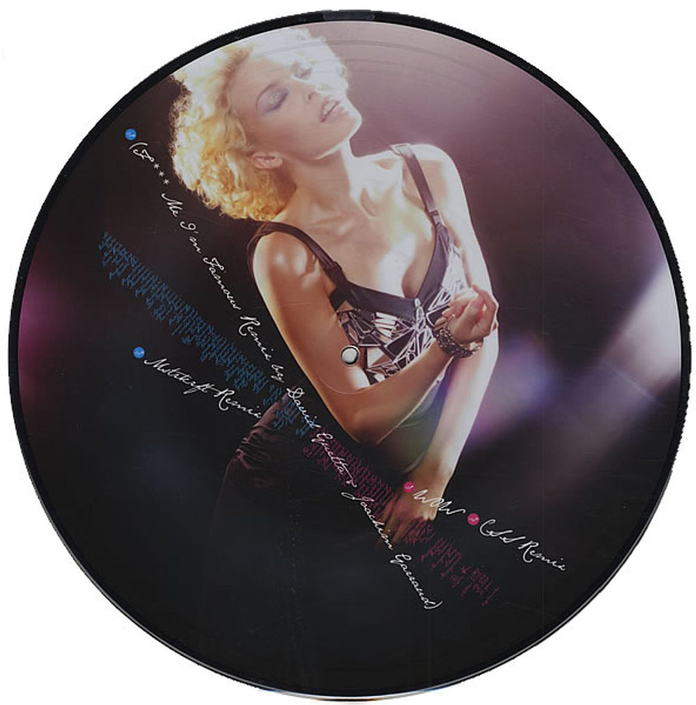 Kylie Minogue Wow UK 12" vinyl picture disc (12 inch picture record) KYL2PWO426101