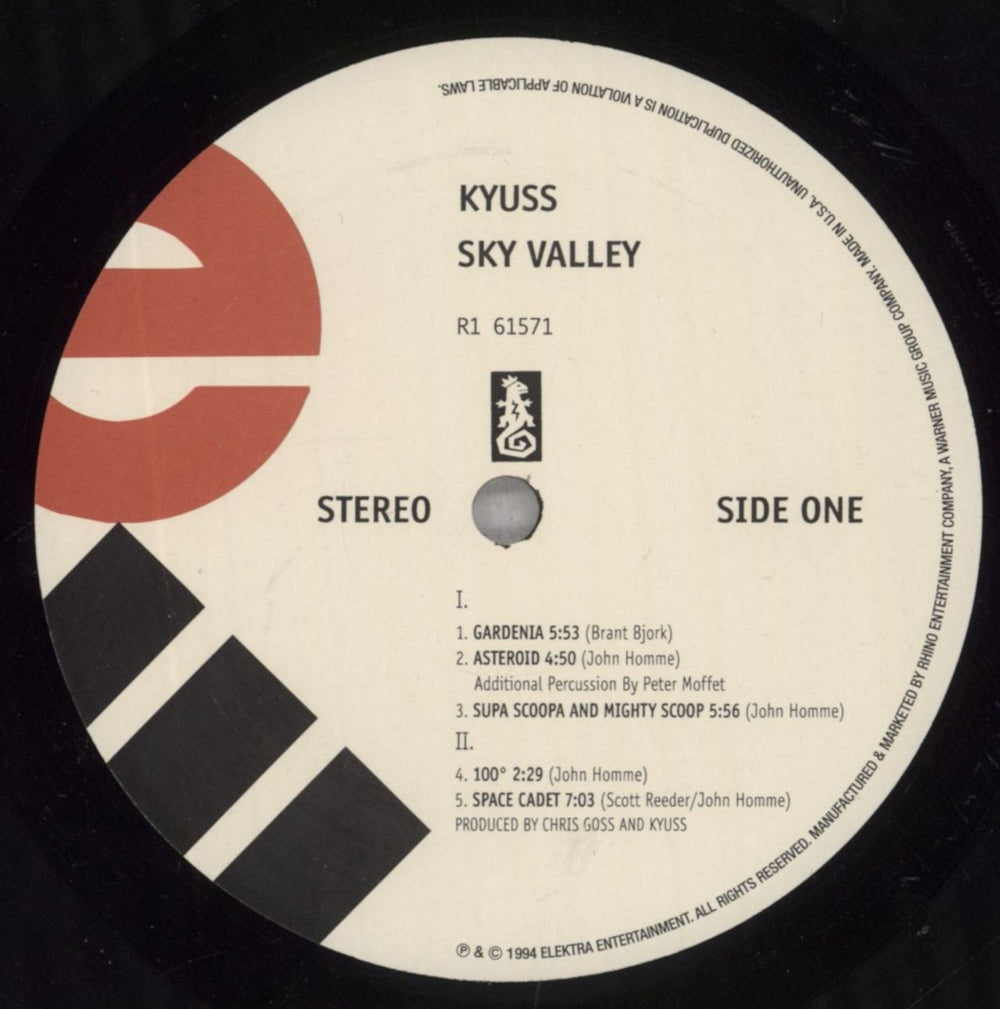 Kyuss Sky Valley - Shrink US vinyl LP album (LP record) KYULPSK839691