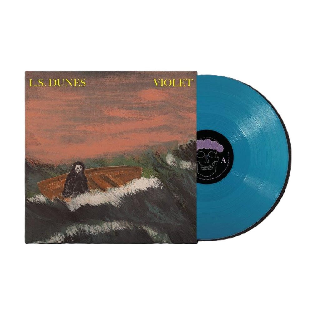 L.S. Dunes Violet - 'Endless Oceans' Sea Blue Vinyl - Sealed UK vinyl LP album (LP record) FAN2784