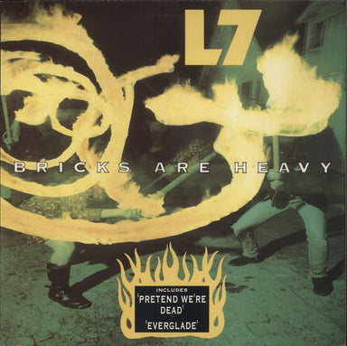 L7 Bricks Are Heavy UK vinyl LP album (LP record) 828307-1