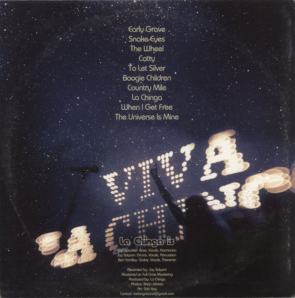 La Chinga La Chinga Canadian vinyl LP album (LP record)