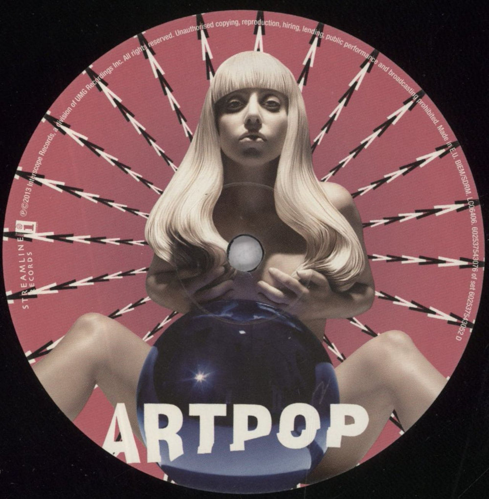 Lady Gaga Artpop - 1st Press - 180 Gram Vinyl - EX UK 2-LP vinyl record set (Double LP Album) LGQ2LAR843982