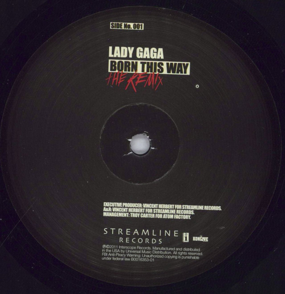 Lady outlet gaga born this way remix vinyl