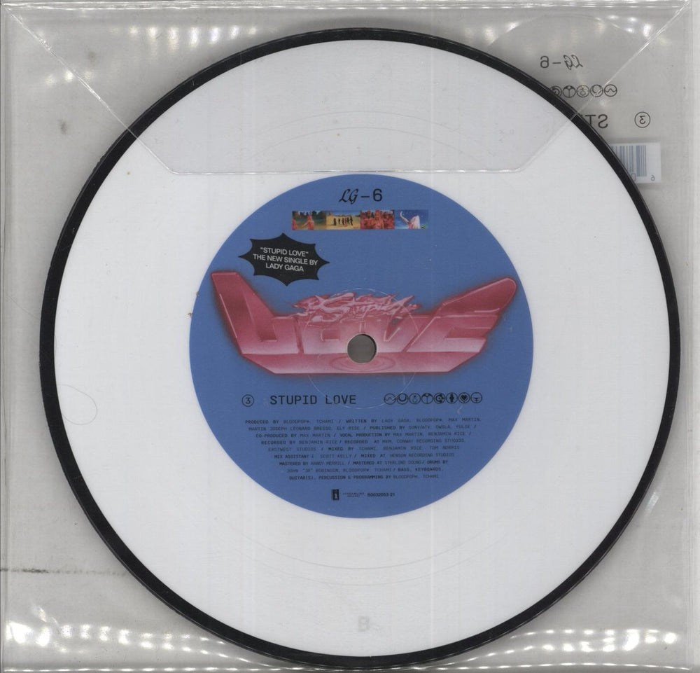Lady Gaga Stupid Love US 7" vinyl picture disc (7 inch picture disc single) 602508876165