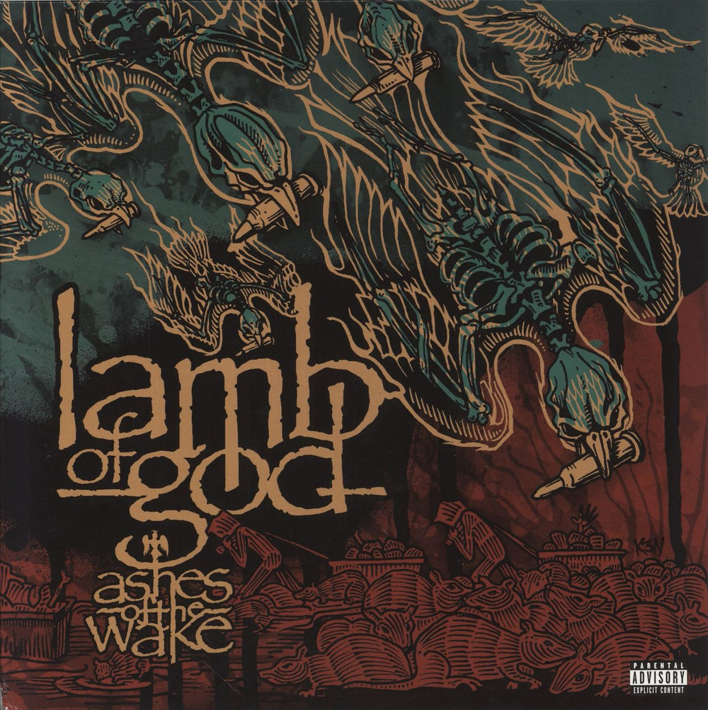 Lamb Of God Ashes Of The Wake: 15th Anniversary Edition UK 2-LP vinyl record set (Double LP Album) 19075940961