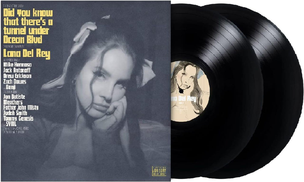 Lana Del Rey Did You Know That There's A Tunnel Under Ocean Blvd - Black Vinyl - Sealed UK 2-LP vinyl record set (Double LP Album) 4859191