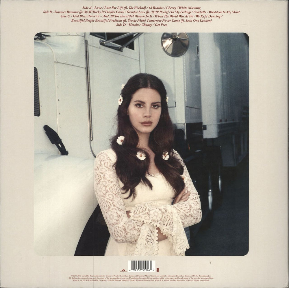 Lana Del Rey Lust For Life - Sealed UK 2-LP vinyl record set (Double LP Album) 602557589962