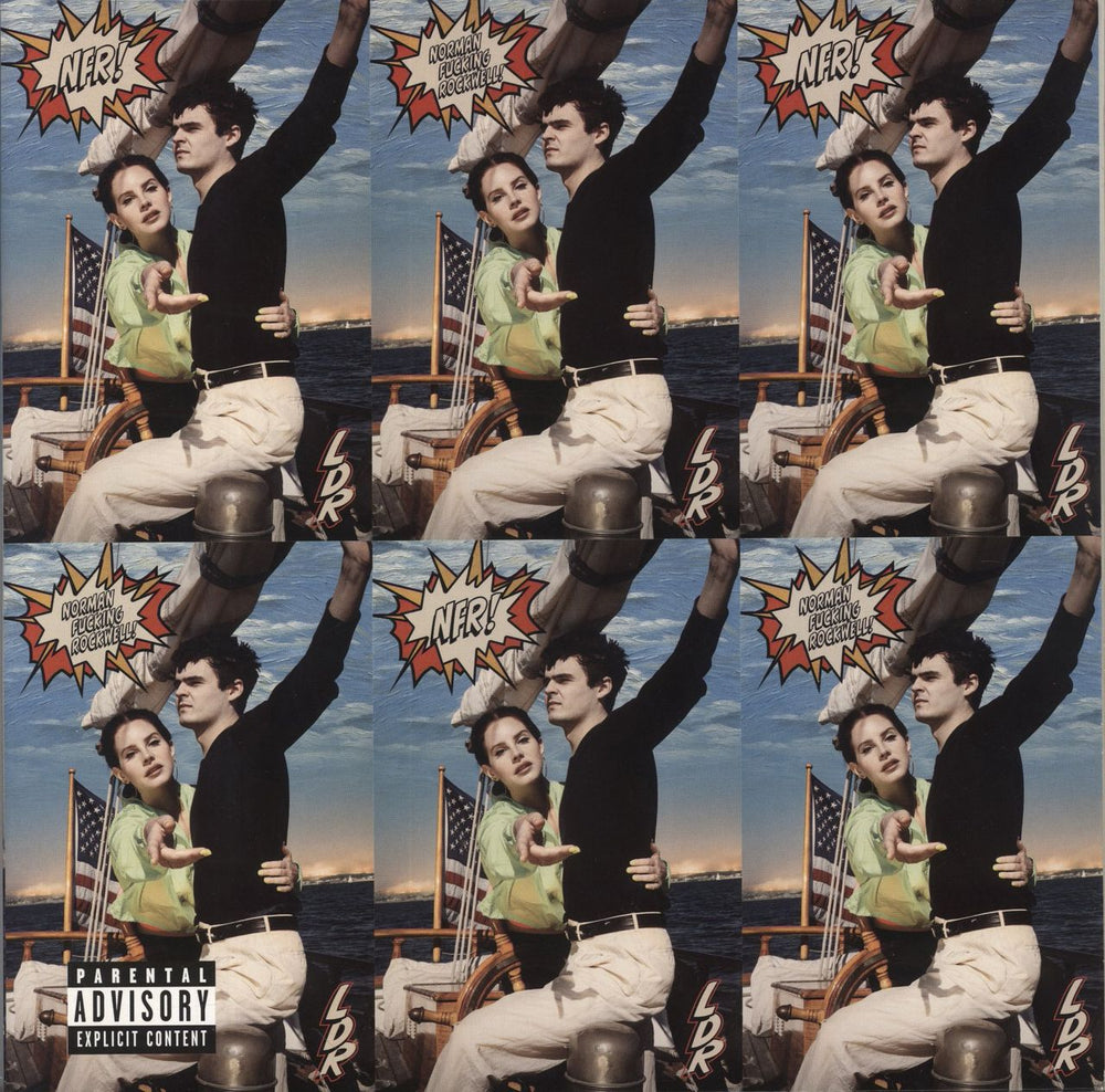 Lana Del Rey NFR! - Lime Green Vinyl UK 2-LP vinyl record set (Double LP Album) B0030880-01