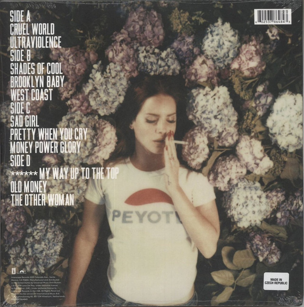 Lana Del Rey Ultraviolence - Blue/Violet Vinyl - Sealed UK 2-LP vinyl record set (Double LP Album) 602537864843